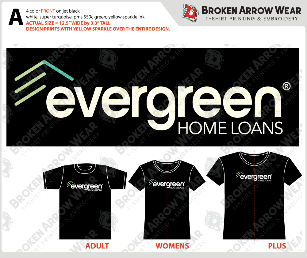 Evergreen Home Loans ScreenPrint Screenprinting   373439 280776 A 