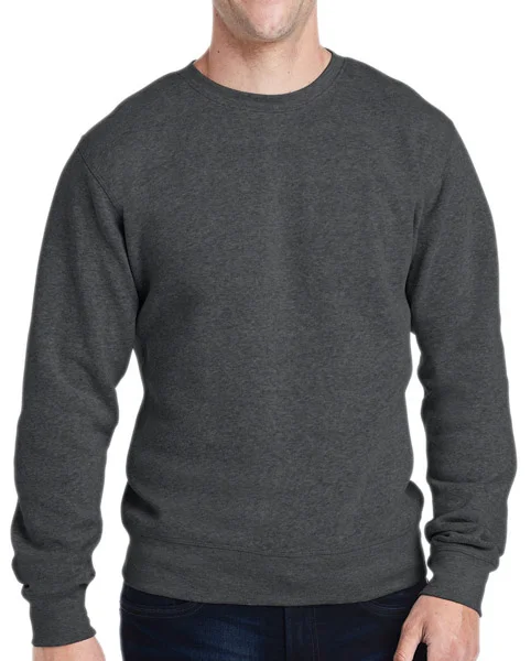 J. America 8870 7.5oz Triblend Fleece Crewneck